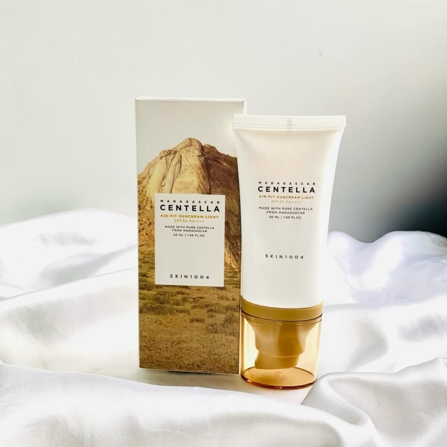 skin1004 centella air fit sunscreen plus spf50+ pa++++ – lightweight protection & daily glow by auranyaa